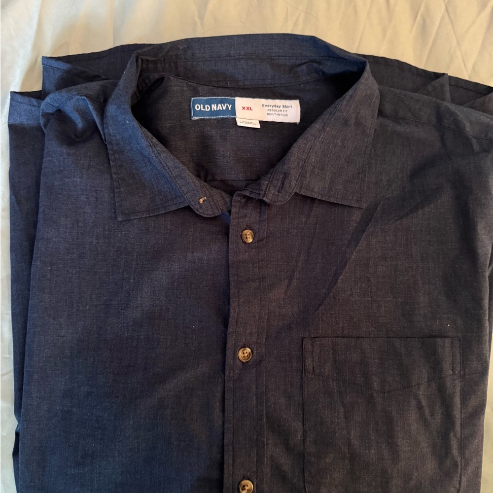 Old Navy Men's Dark Blue Shirt